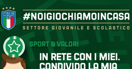 #NoiGiochiamoInCasa - Sport & Valori